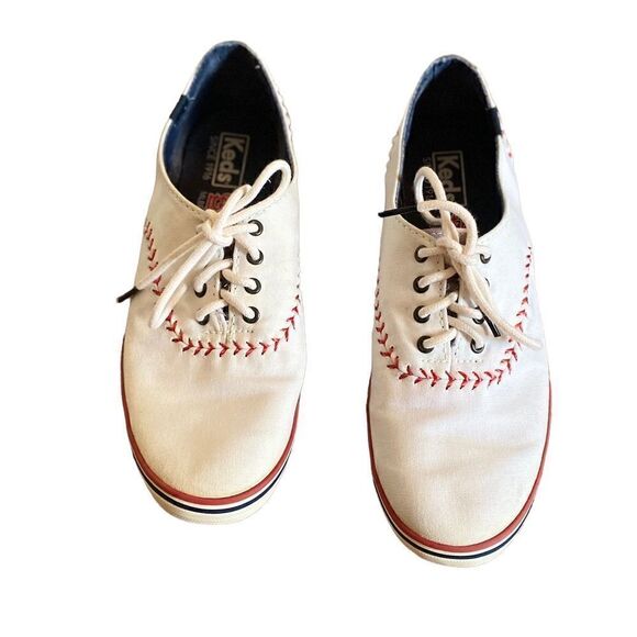 Keds MLB STL Cardinal Pennant Baseball Sneakers Size 8 - Picture 3 of 6